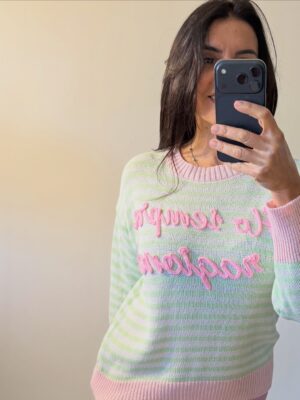 Maglione ricami