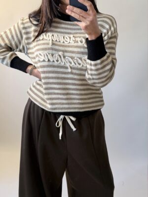 Maglione ricami
