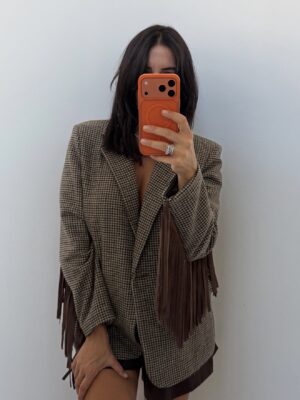 blazer frange